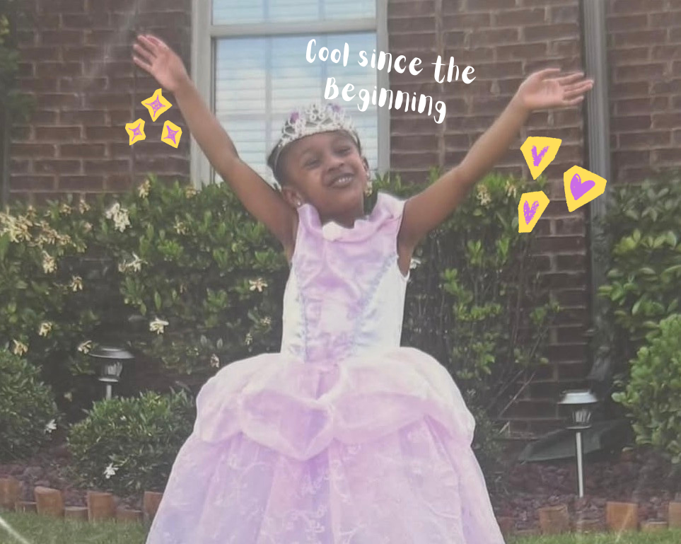 Behind "Muah!" princess since the beginning